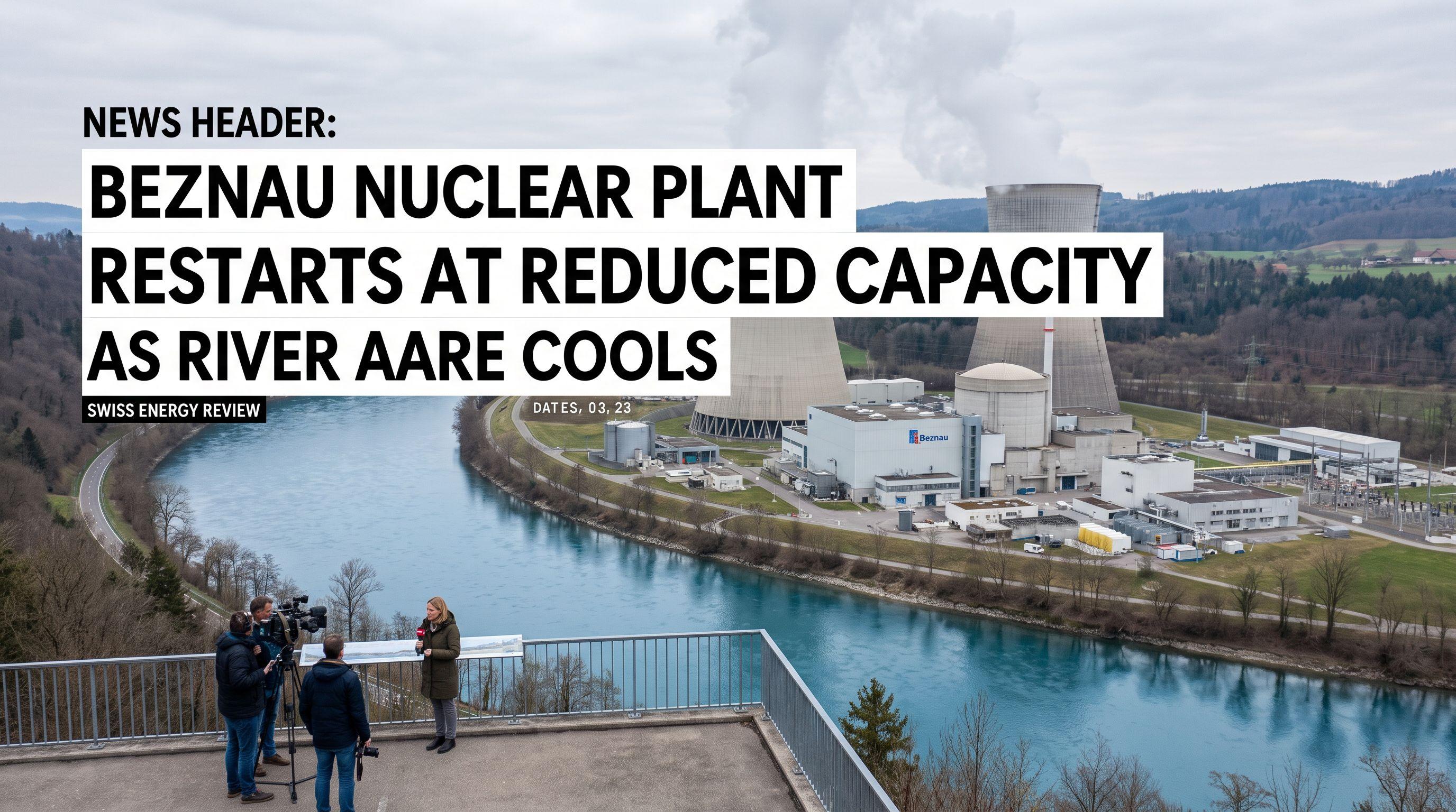 Beznau Nuclear Plant Restarts at Reduced Capacity as River Aare Cools