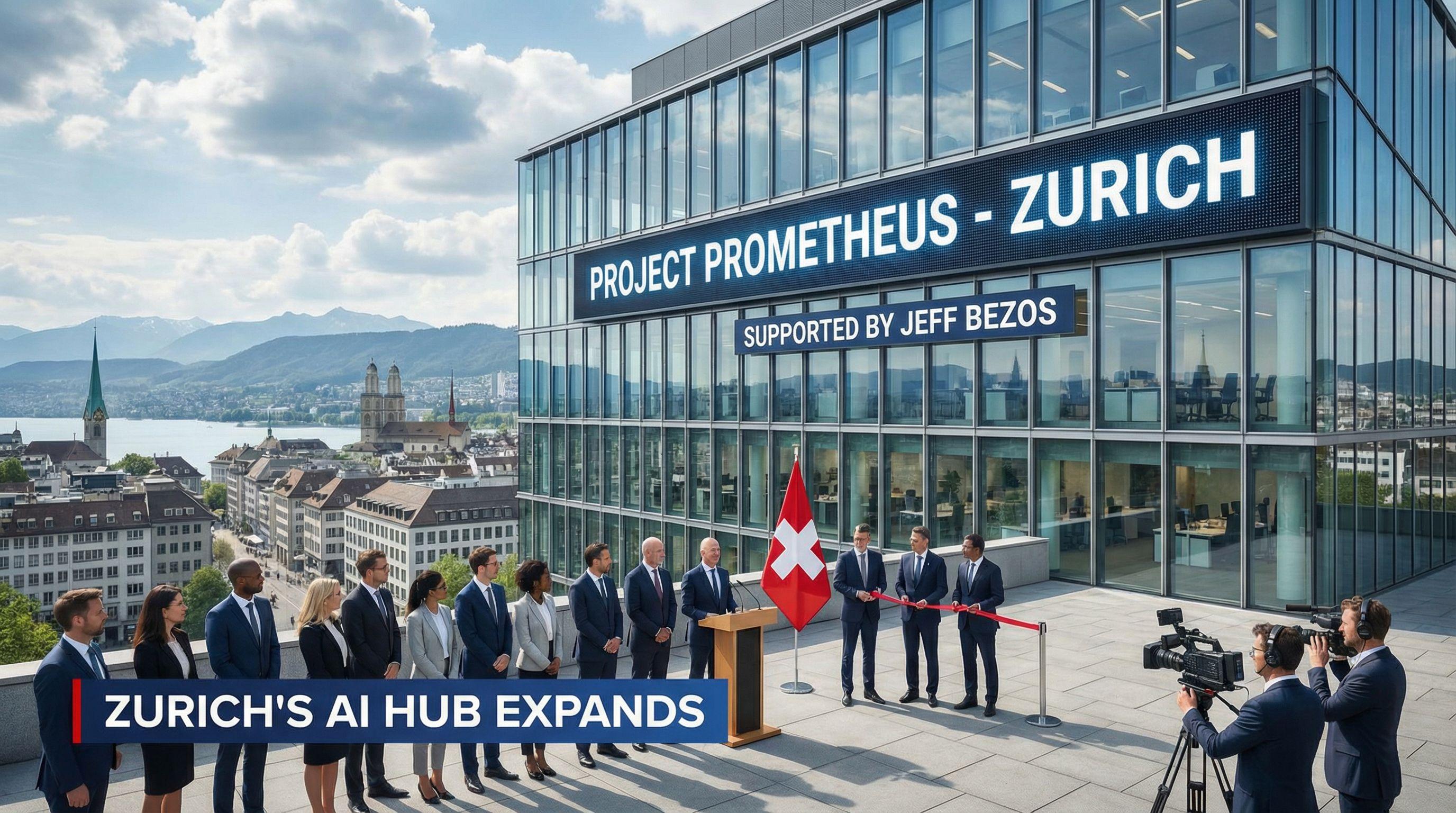 Zurich's AI Hub Grows as Jeff Bezos-Backed 'Project Prometheus' Opens Office