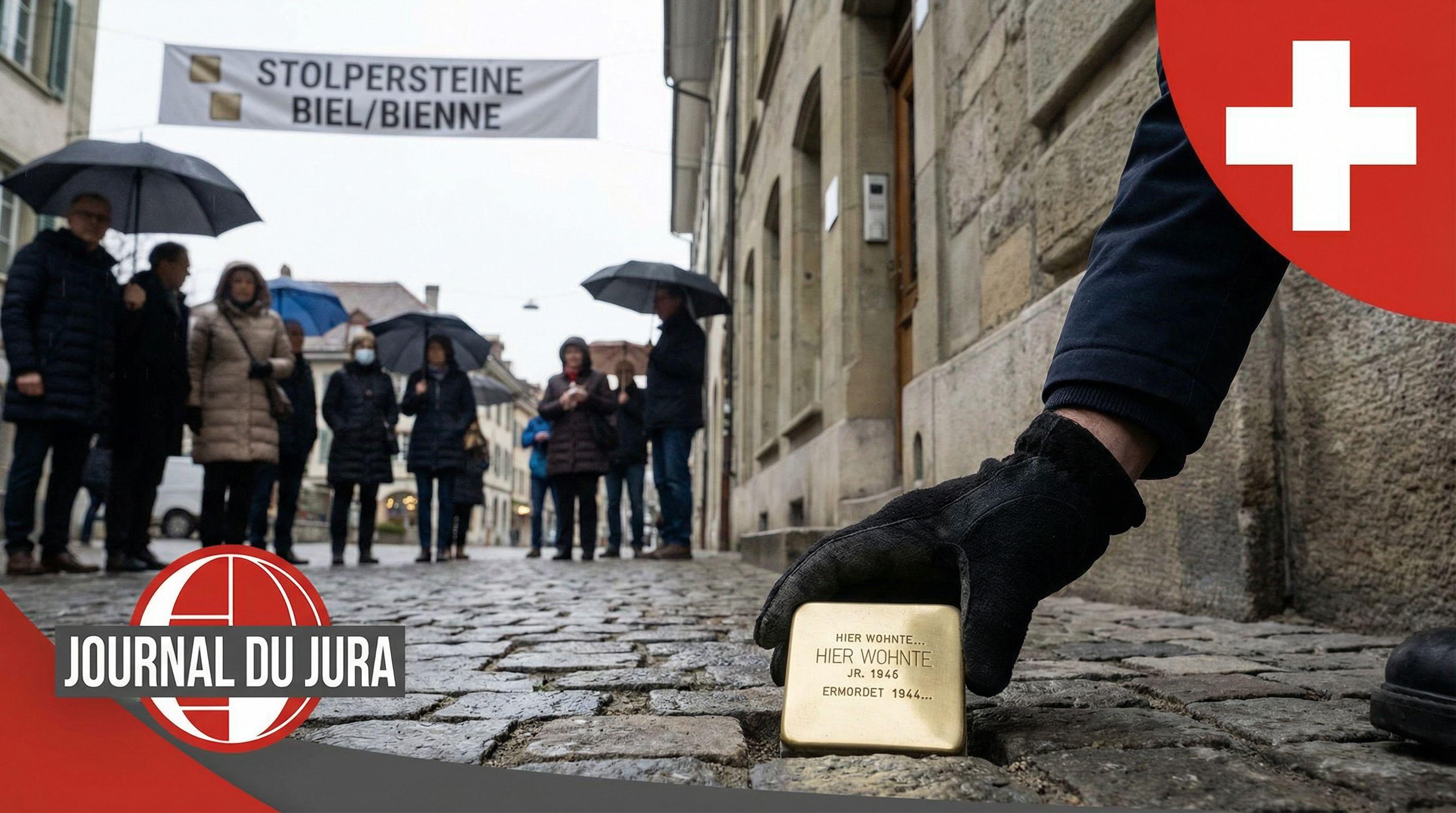 Biel/Bienne Installs First 'Stumble Stones' for Nazi Victims