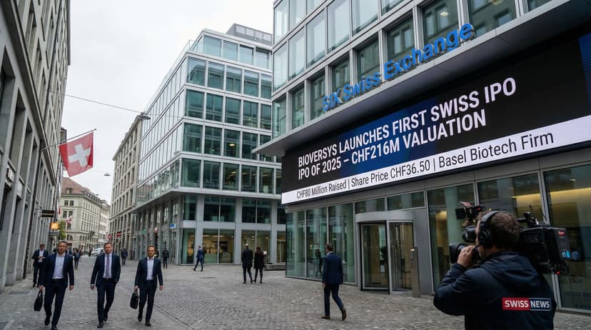 BioVersys Makes First Swiss IPO of 2025 with CHF216M Valuation