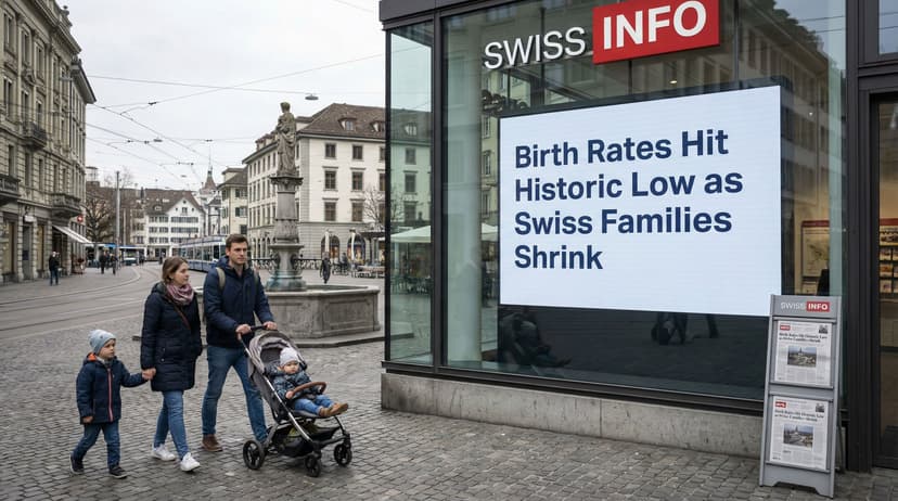 Birth Rates Hit Historic Low as Swiss Families Shrink
