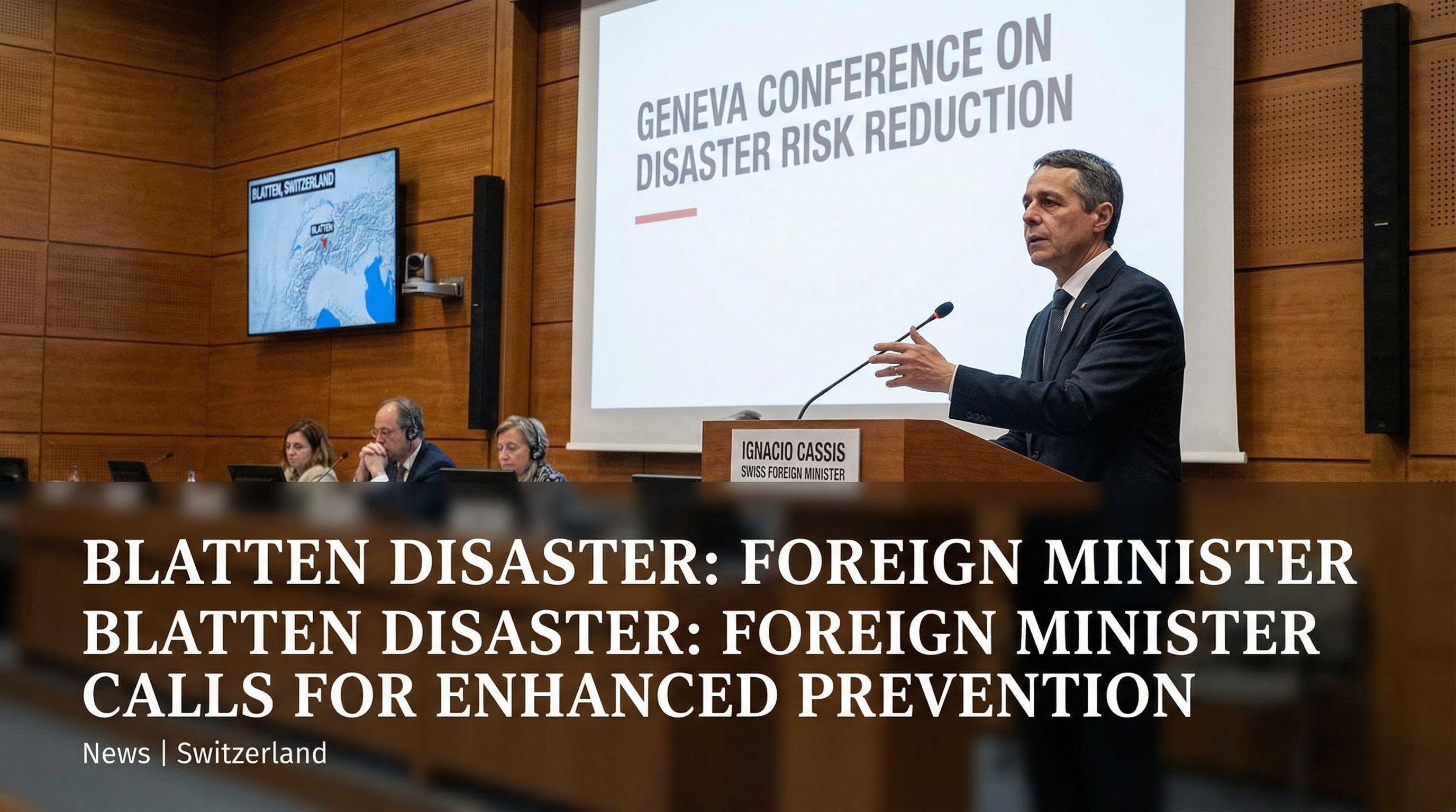 Blatten Disaster: Foreign Minister Calls for Enhanced Prevention