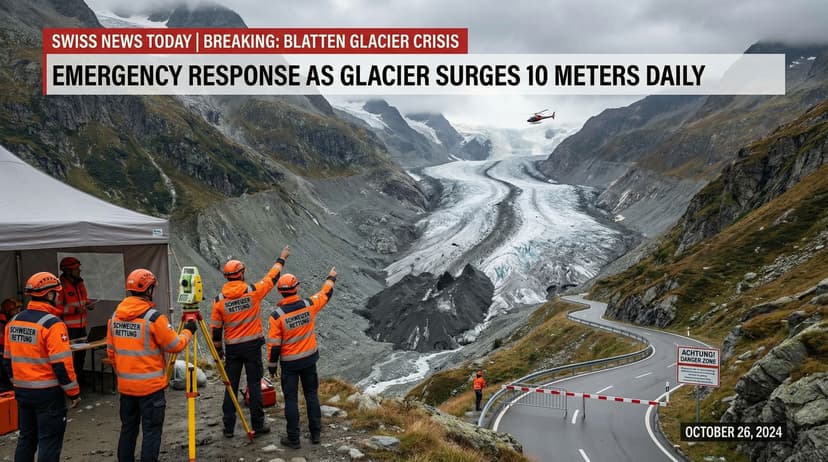 Blatten Glacier Movement Sparks Emergency Response