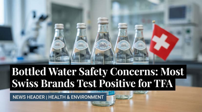 Bottled Water Safety Concerns: Most Swiss Brands Test Positive for TFA