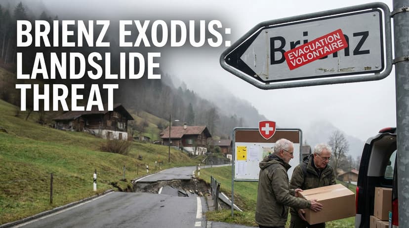 Brienz Exodus: 25 Households Face Voluntary Relocation Amid Landslide Threat