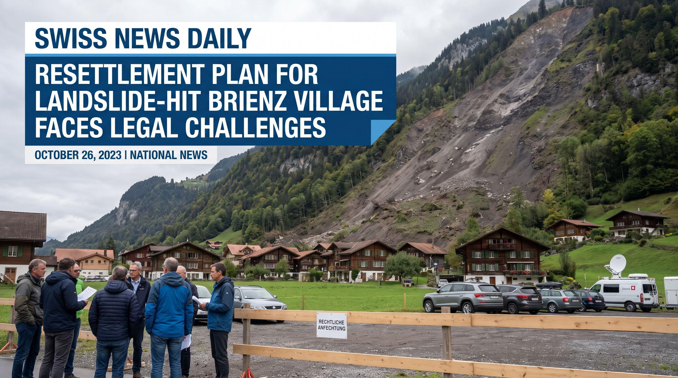 Resettlement Plan for Landslide-Hit Brienz Village Faces Legal Challenges
