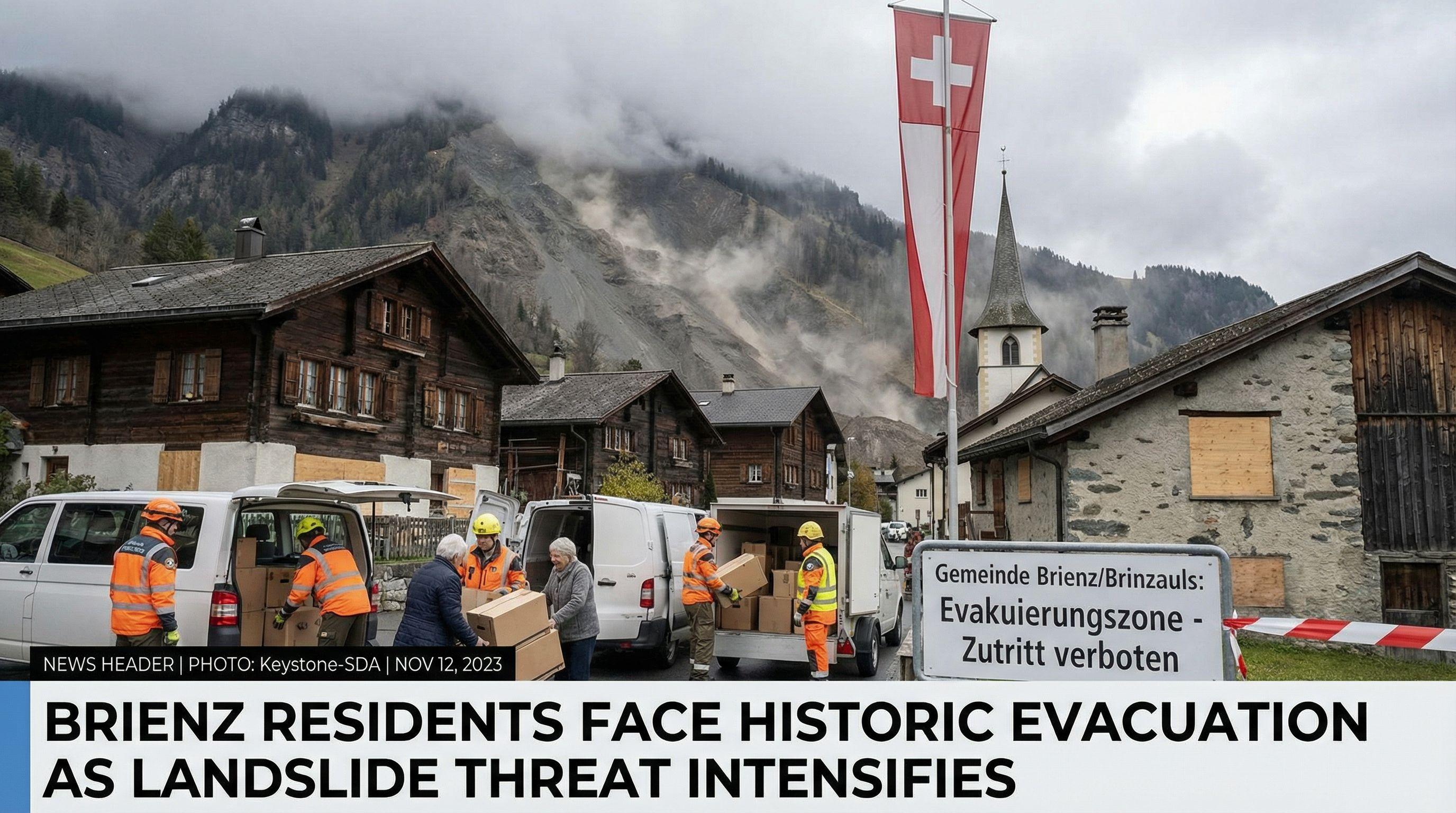 Brienz Residents Face Historic Evacuation as Landslide Threat Intensifies