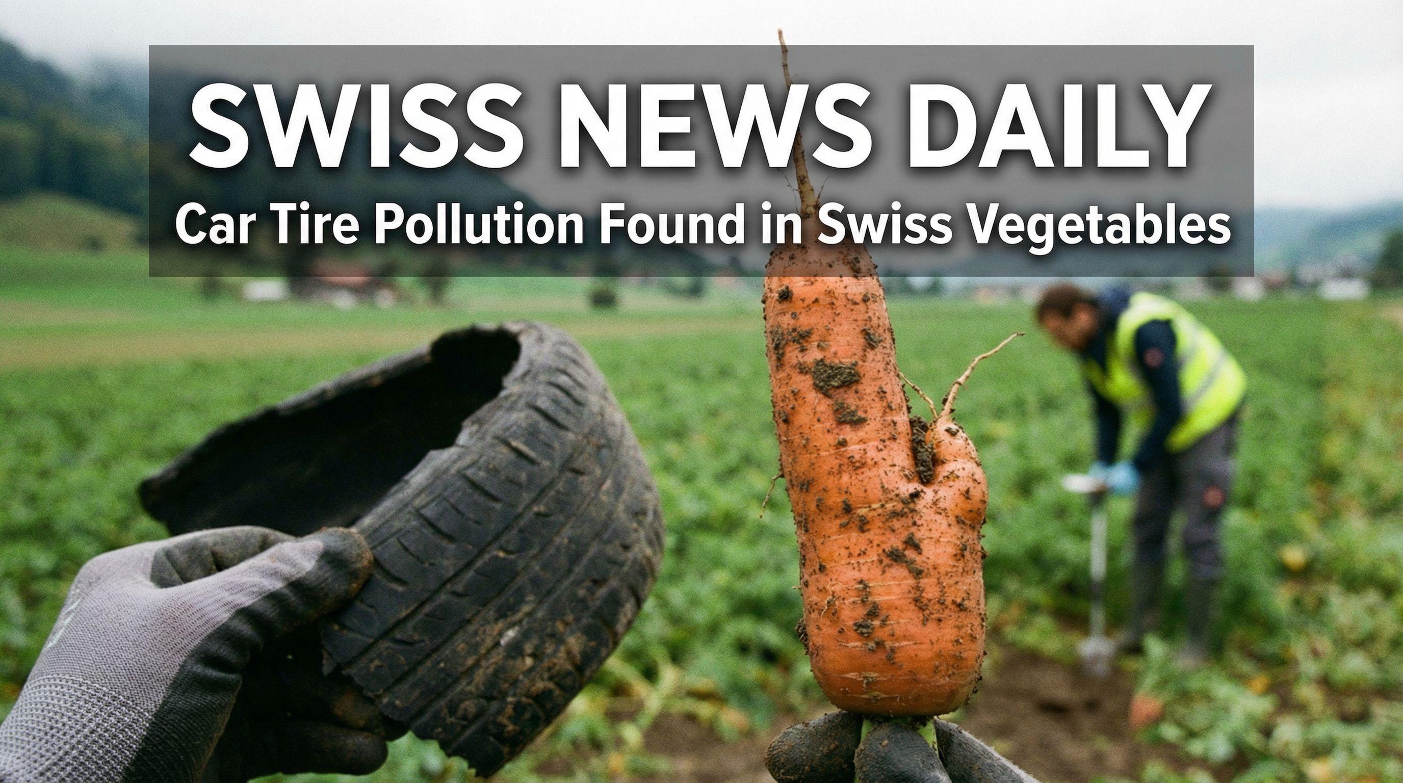 Car Tire Pollution Found in Swiss Vegetables