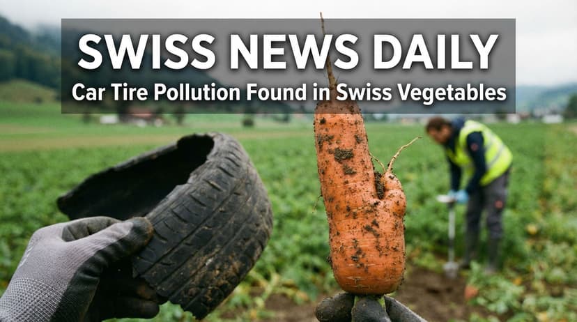 Car Tire Pollution Found in Swiss Vegetables