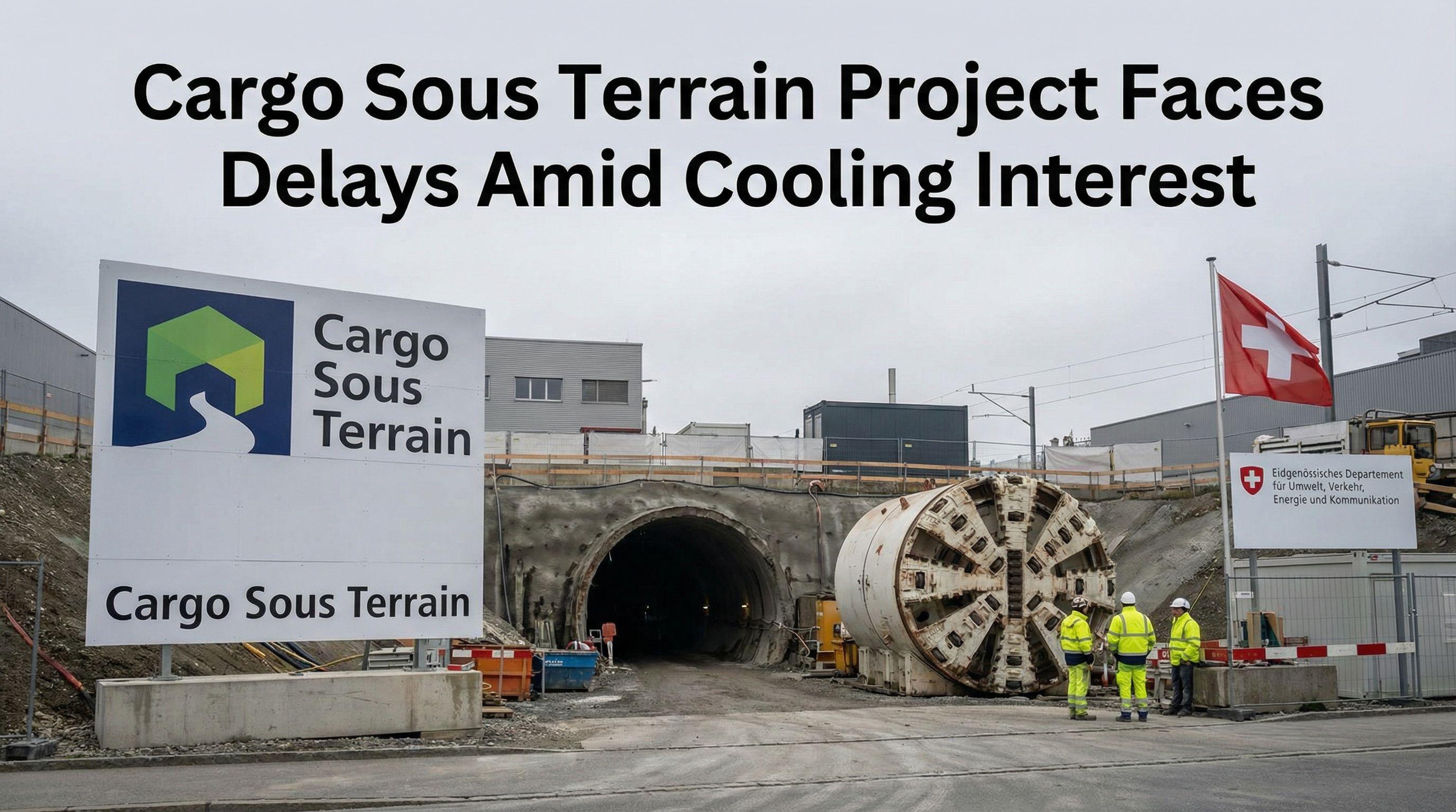 Cargo Sous Terrain Project Faces Delays Amid Cooling Interest