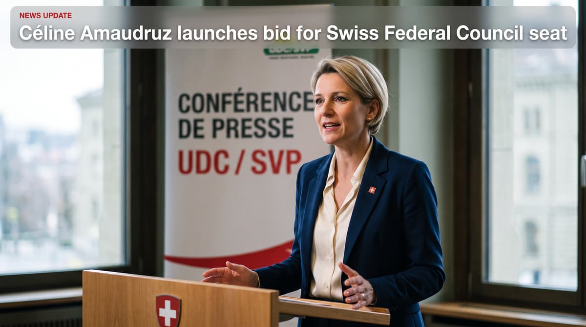 Céline Amaudruz launches bid for Swiss Federal Council seat