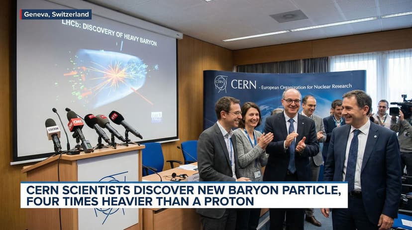 CERN Scientists Discover New Baryon Particle, Four Times Heavier Than a Proton