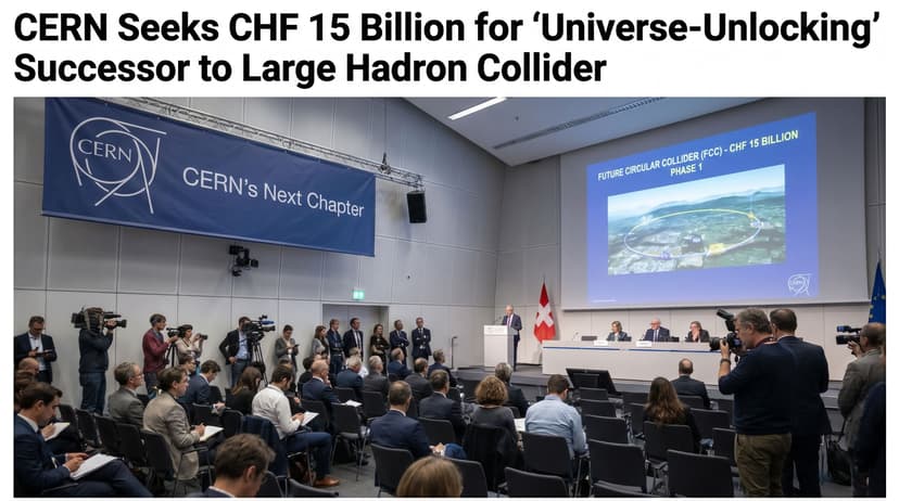 CERN Seeks CHF 15 Billion for 'Universe-Unlocking' Successor to Large Hadron Collider