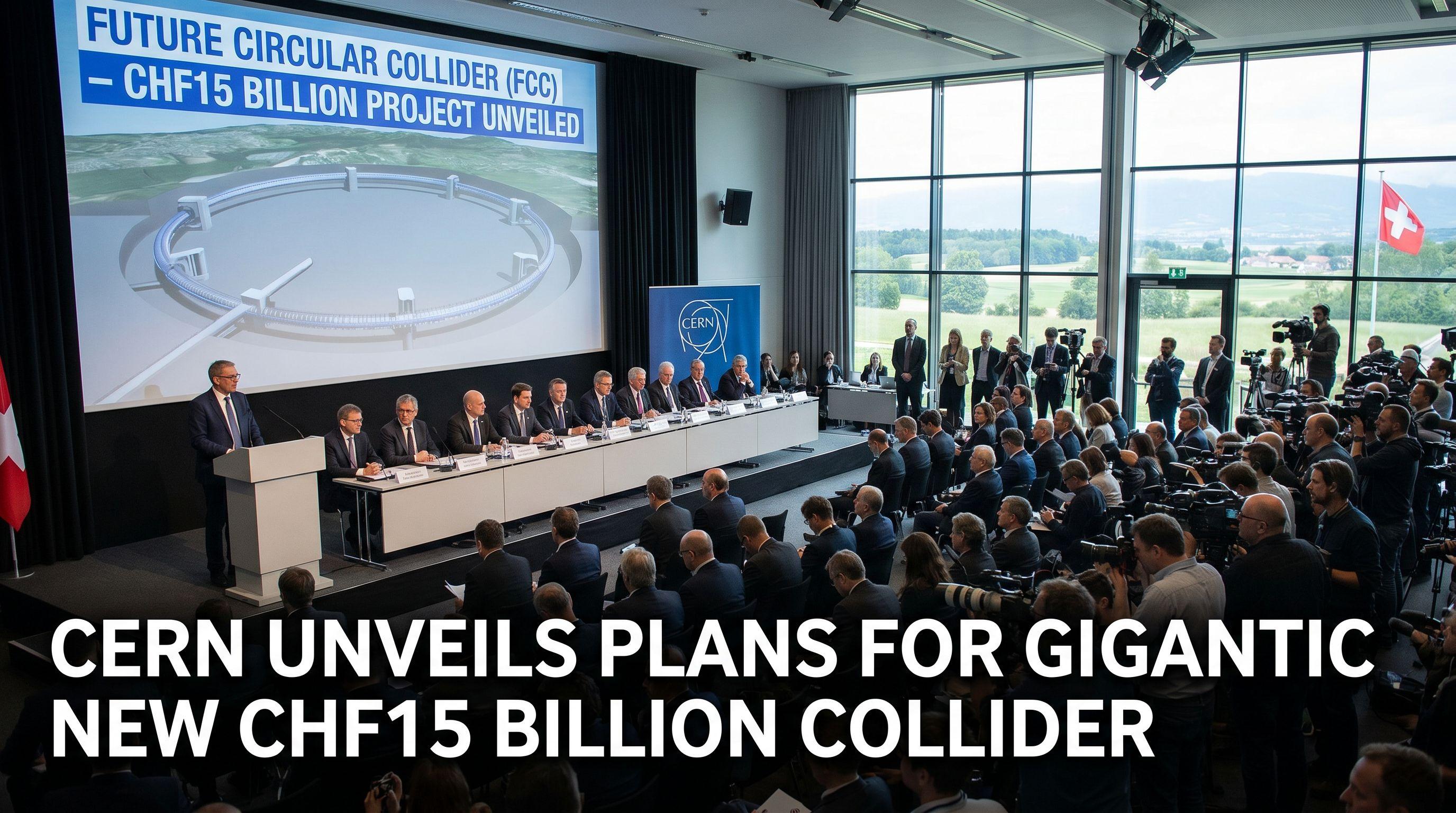 CERN Unveils Plans for Gigantic New CHF15 Billion Collider
