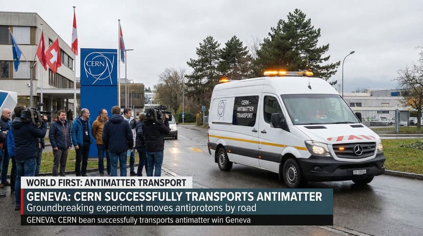 World First in Geneva: CERN Successfully Transports Antimatter