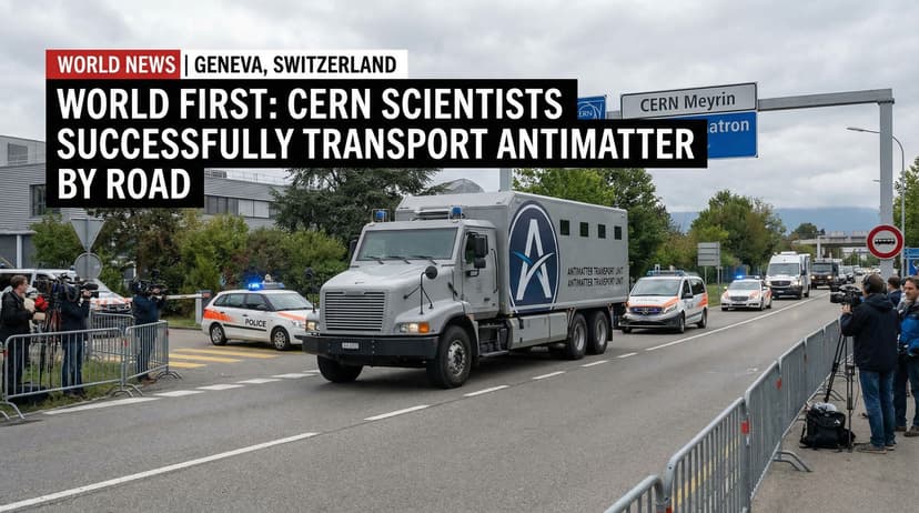 World First: CERN Scientists Successfully Transport Antimatter by Road