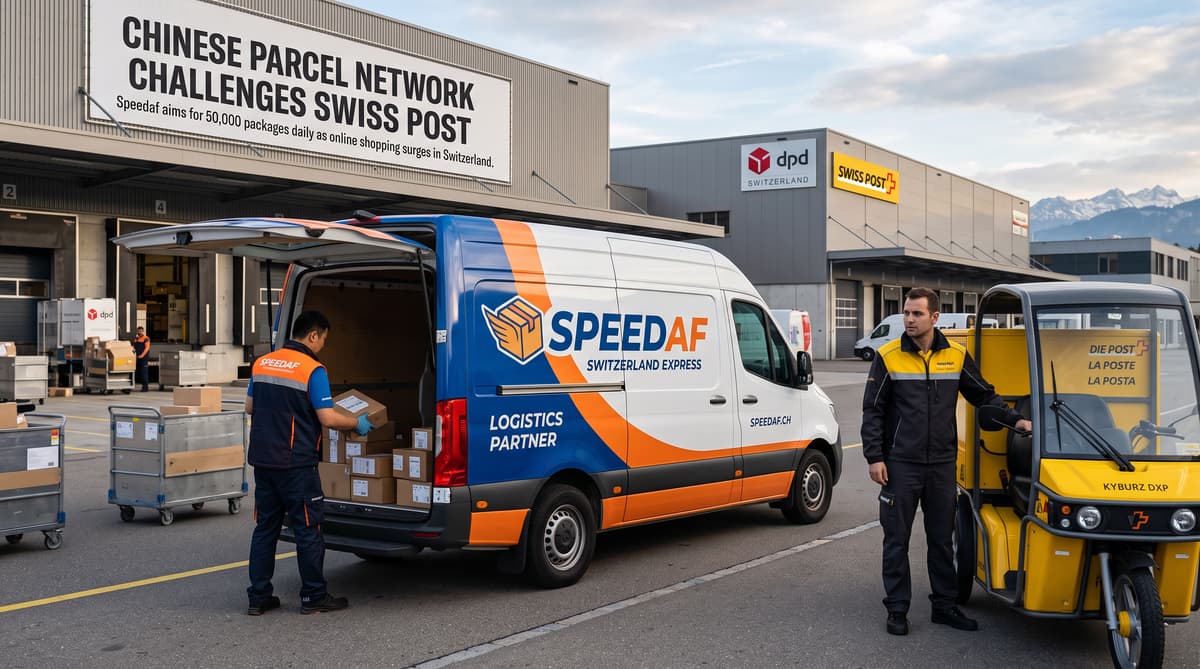 Chinese parcel network challenges Swiss Post as online shopping surges