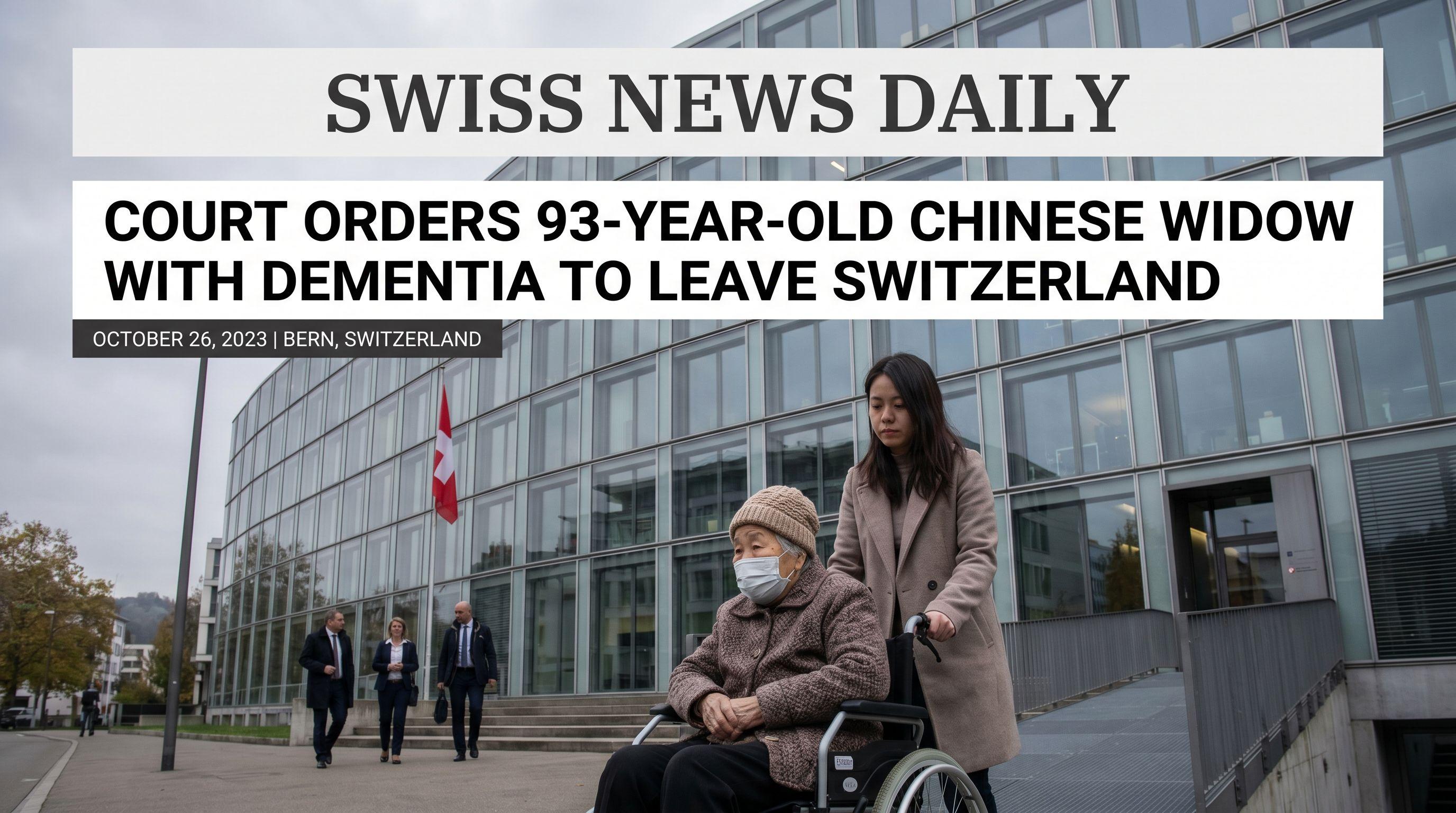 Court Orders 93-Year-Old Chinese Widow with Dementia to Leave Switzerland