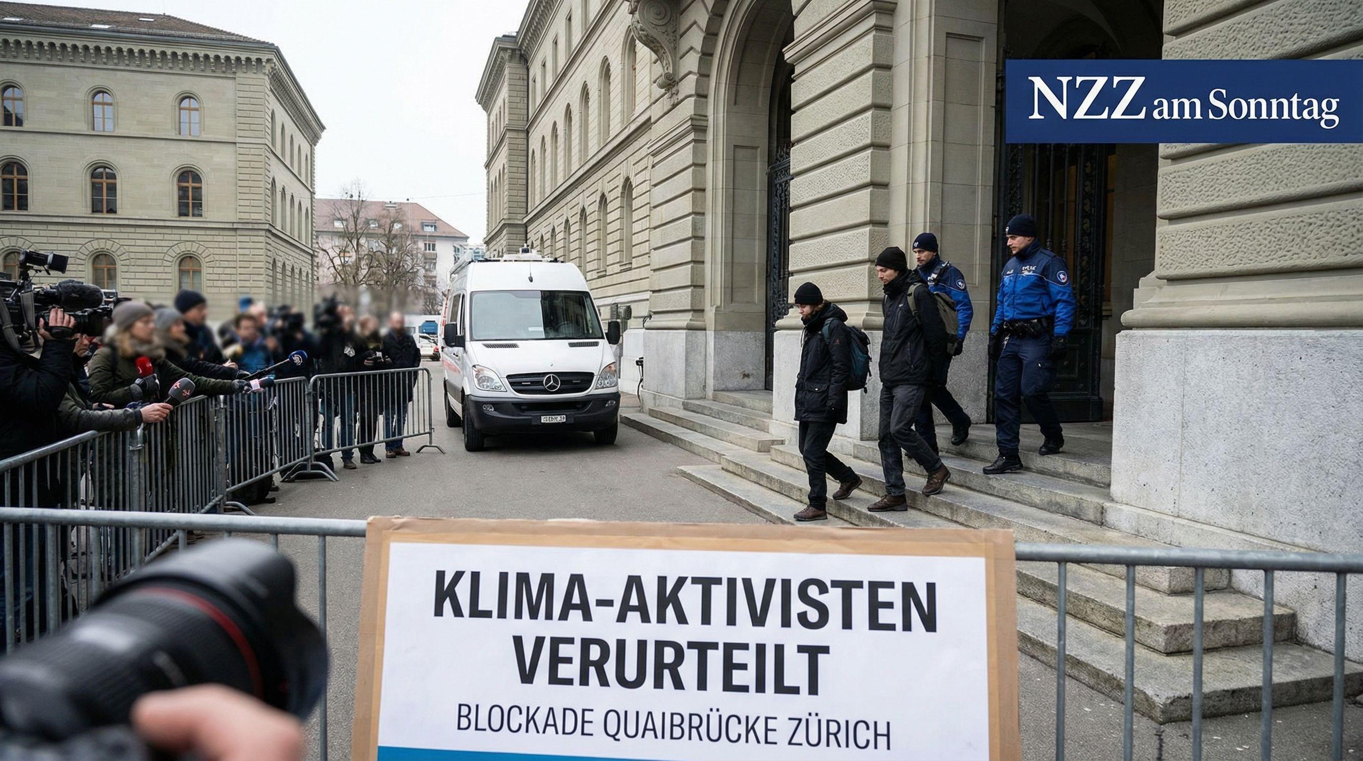 Climate Activists Sentenced by Federal Court for Zurich Bridge Blockade