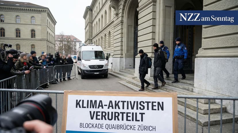 Climate Activists Sentenced by Federal Court for Zurich Bridge Blockade