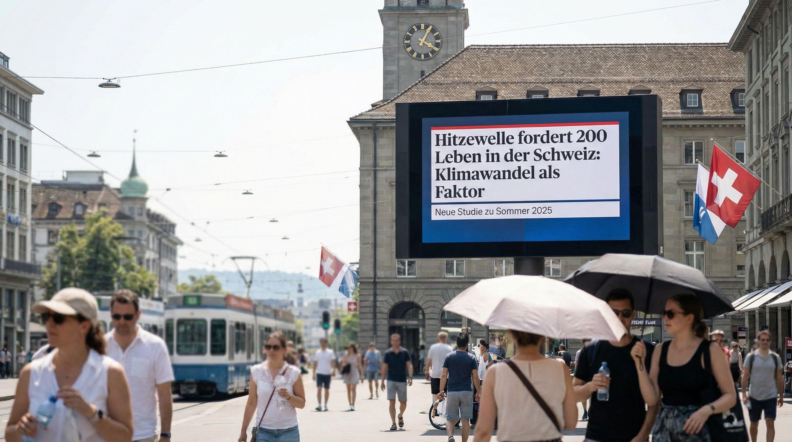 Climate Change Claims 200 Lives in Swiss Summer Heat Wave