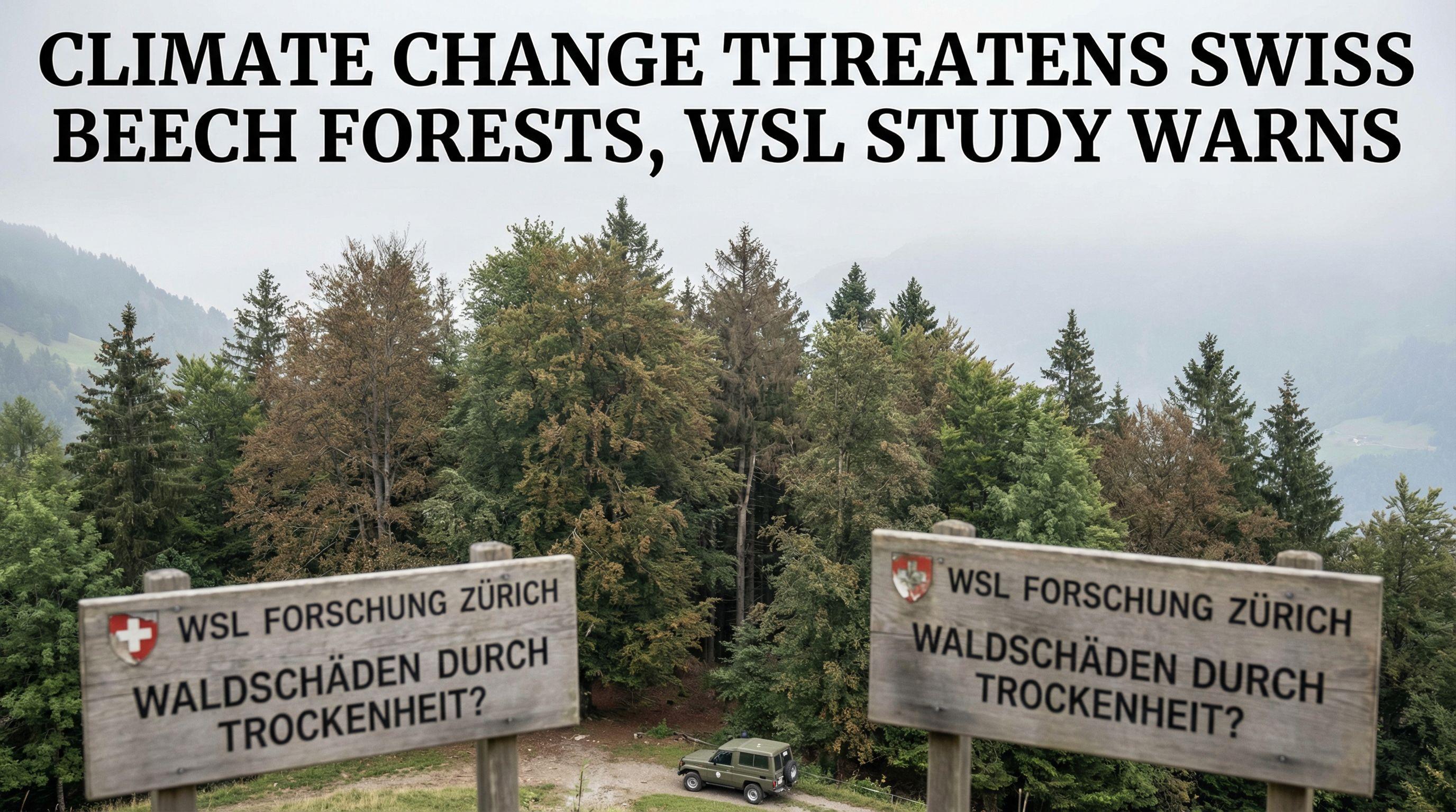 Climate Change Threatens Swiss Beech Forests, WSL Study Warns