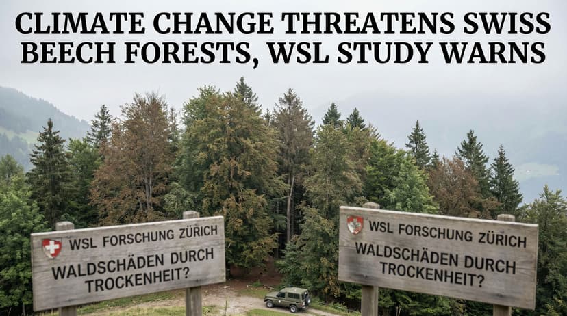 Climate Change Threatens Swiss Beech Forests, WSL Study Warns