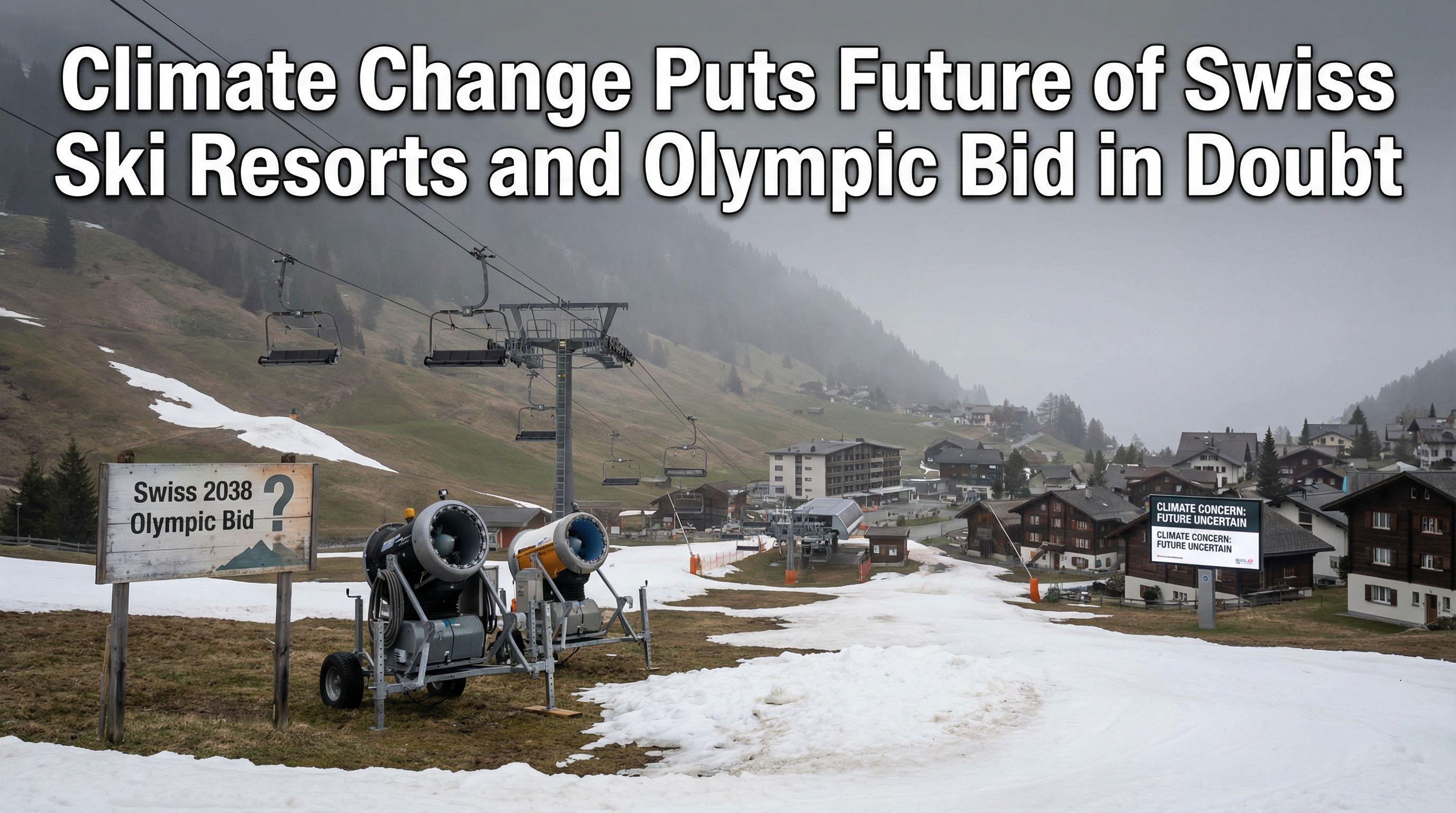 Climate Change Puts Future of Swiss Ski Resorts and Olympic Bid in Doubt