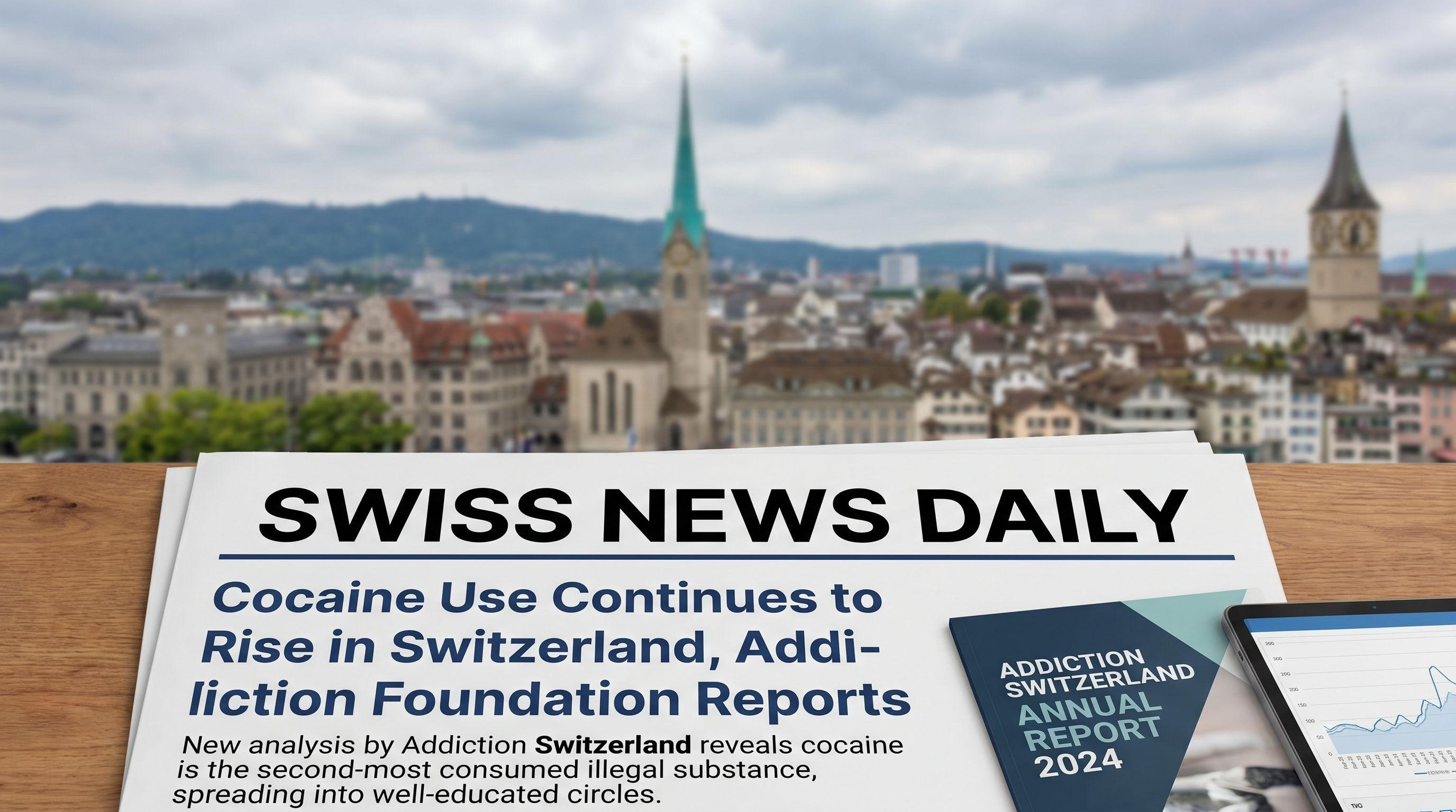 Cocaine Use Continues to Rise in Switzerland, Addiction Foundation Reports
