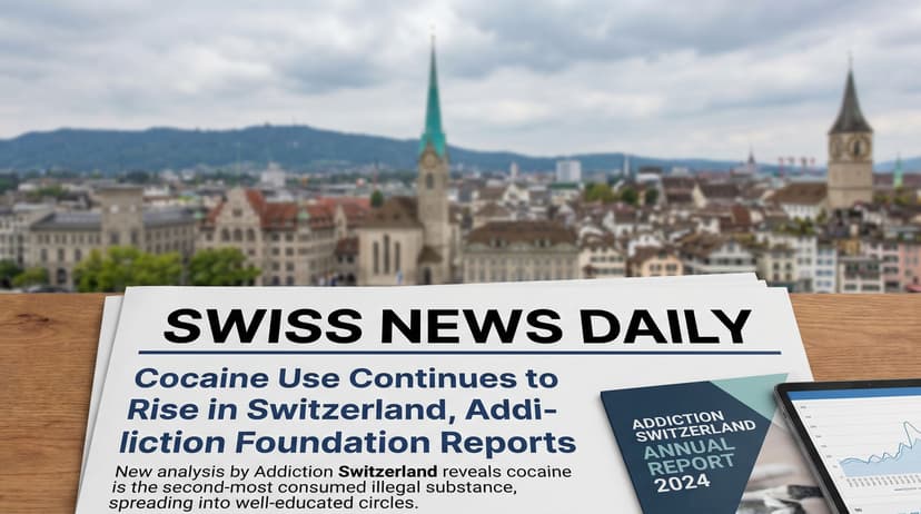 Cocaine Use Continues to Rise in Switzerland, Addiction Foundation Reports