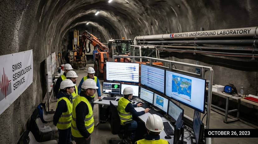 Researchers Successfully Trigger 'Controlled Earthquake' in Swiss Alps