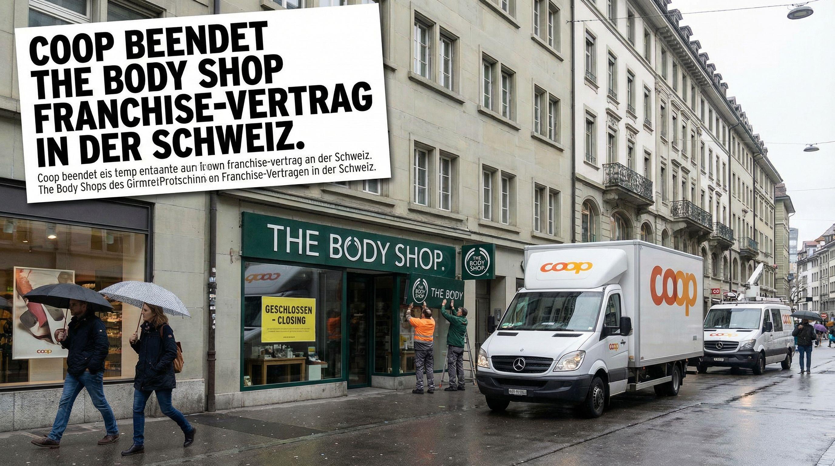 Coop Ends The Body Shop Franchise in Switzerland