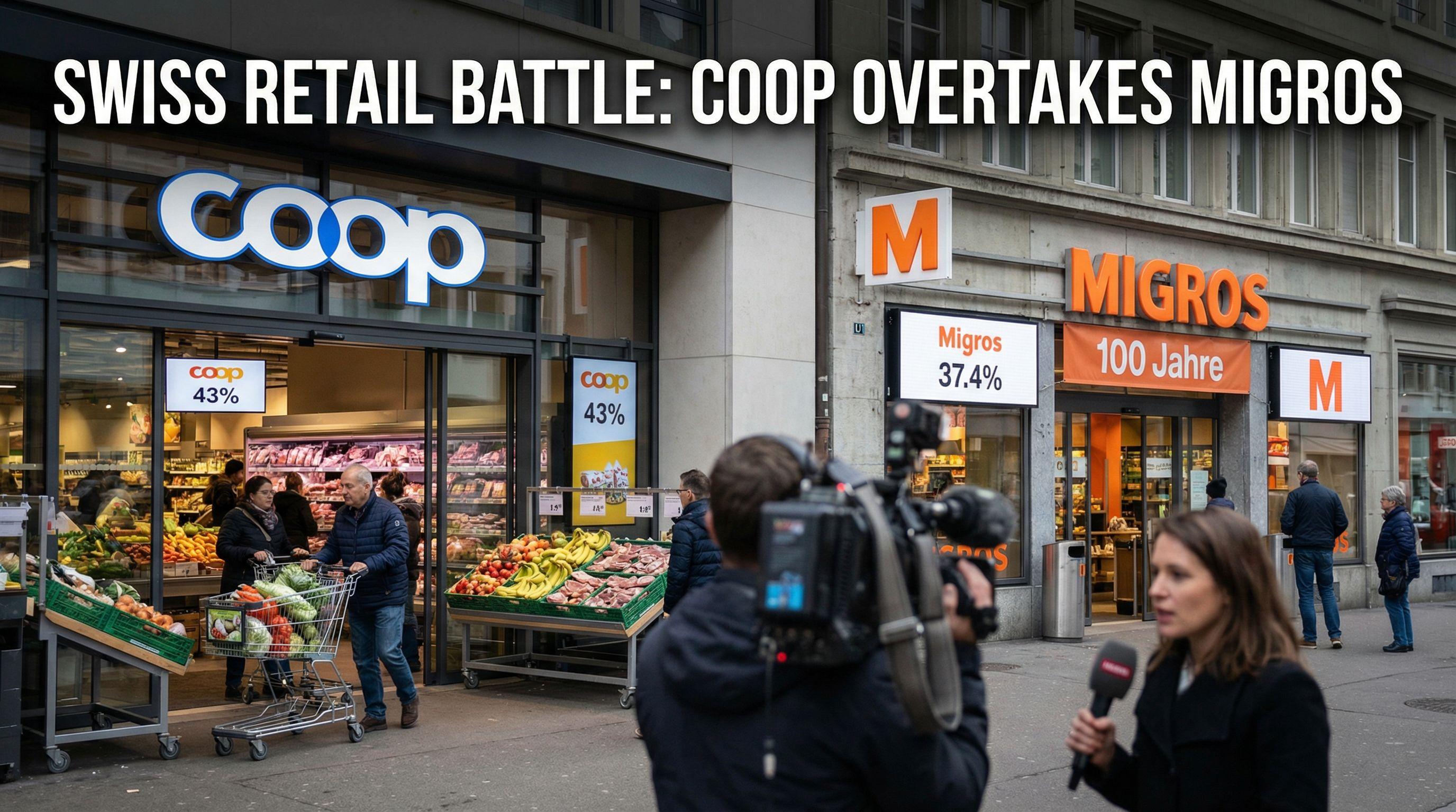 Coop Overtakes Migros in Swiss Retail Battle as Orange Giant Loses Market Share