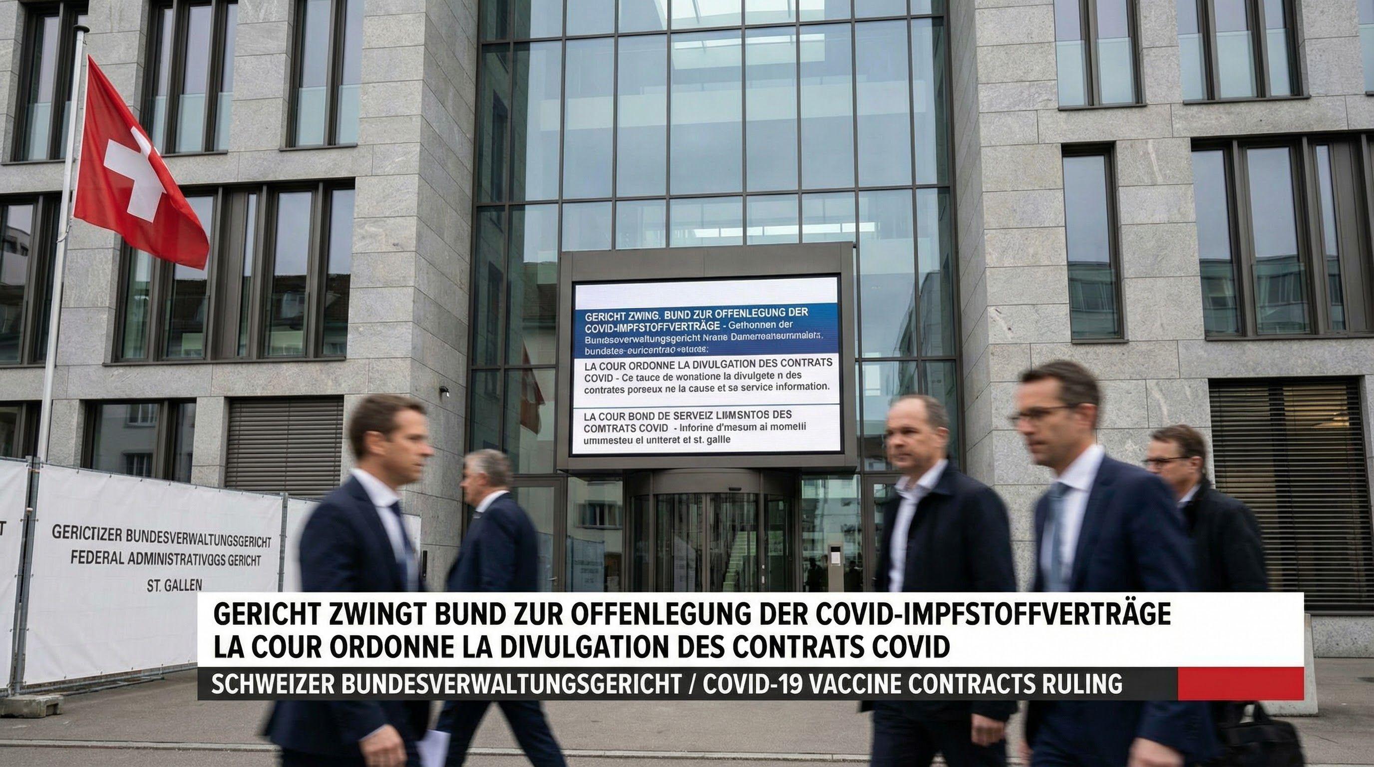 Court Orders Swiss Government to Disclose COVID-19 Vaccine Contracts