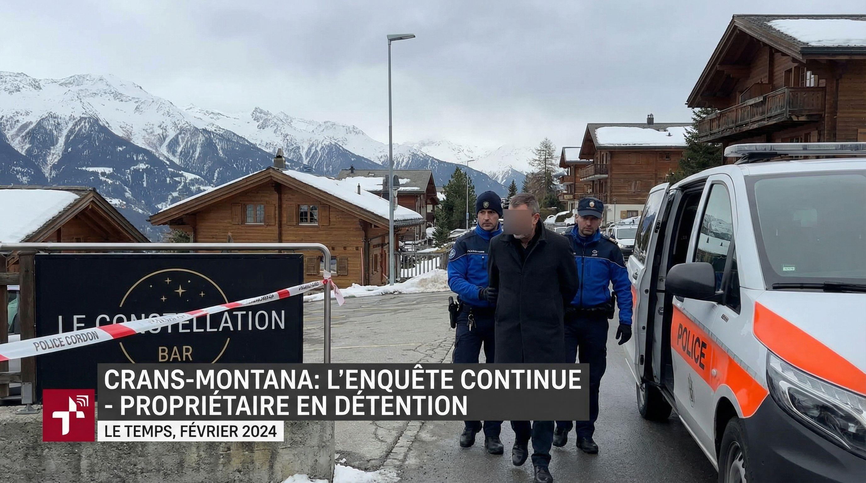 Crans-Montana Bar Owner Remanded in Custody, Admits Service Door Was Locked