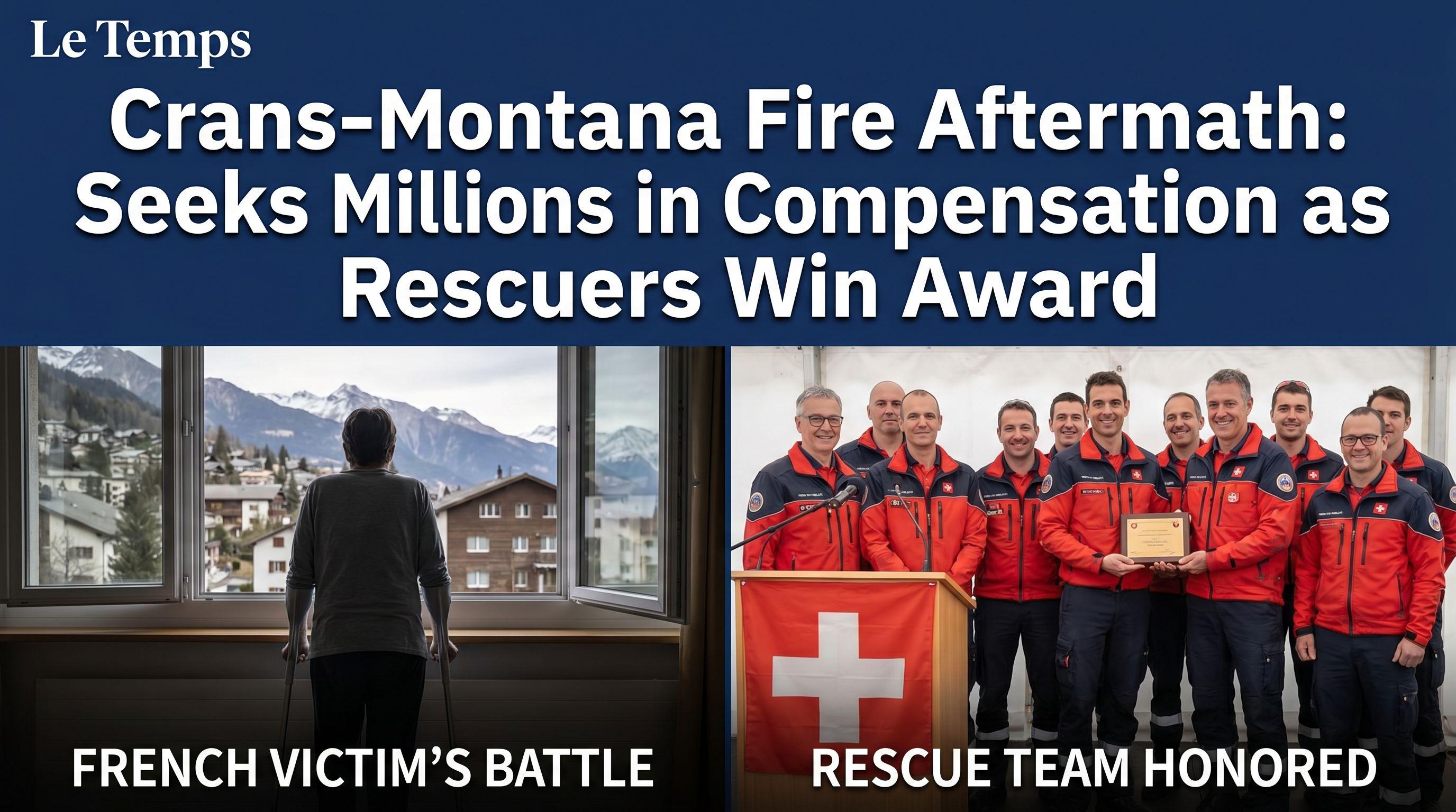 Crans-Montana Fire Aftermath: Victim Seeks Millions in Compensation as Rescuers Win Award