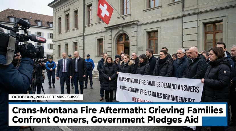 Crans-Montana Fire Aftermath: Grieving Families Confront Owners, Government Pledges Aid