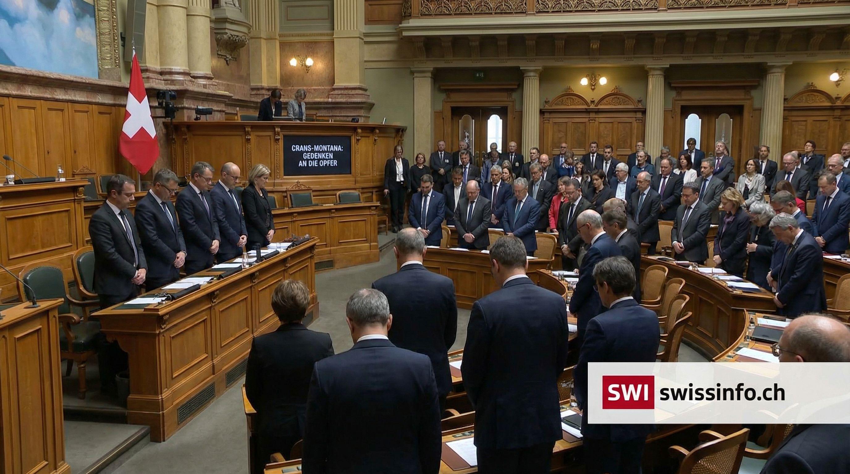 Aftermath of Crans-Montana Fire: Parliament Honours Victims, Government Offers Aid