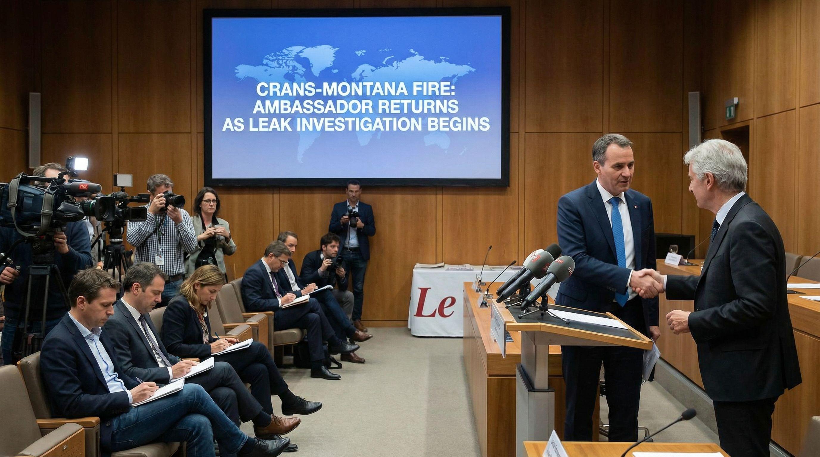 Crans-Montana Fire: Italian Ambassador Returns as Leak Investigation Begins