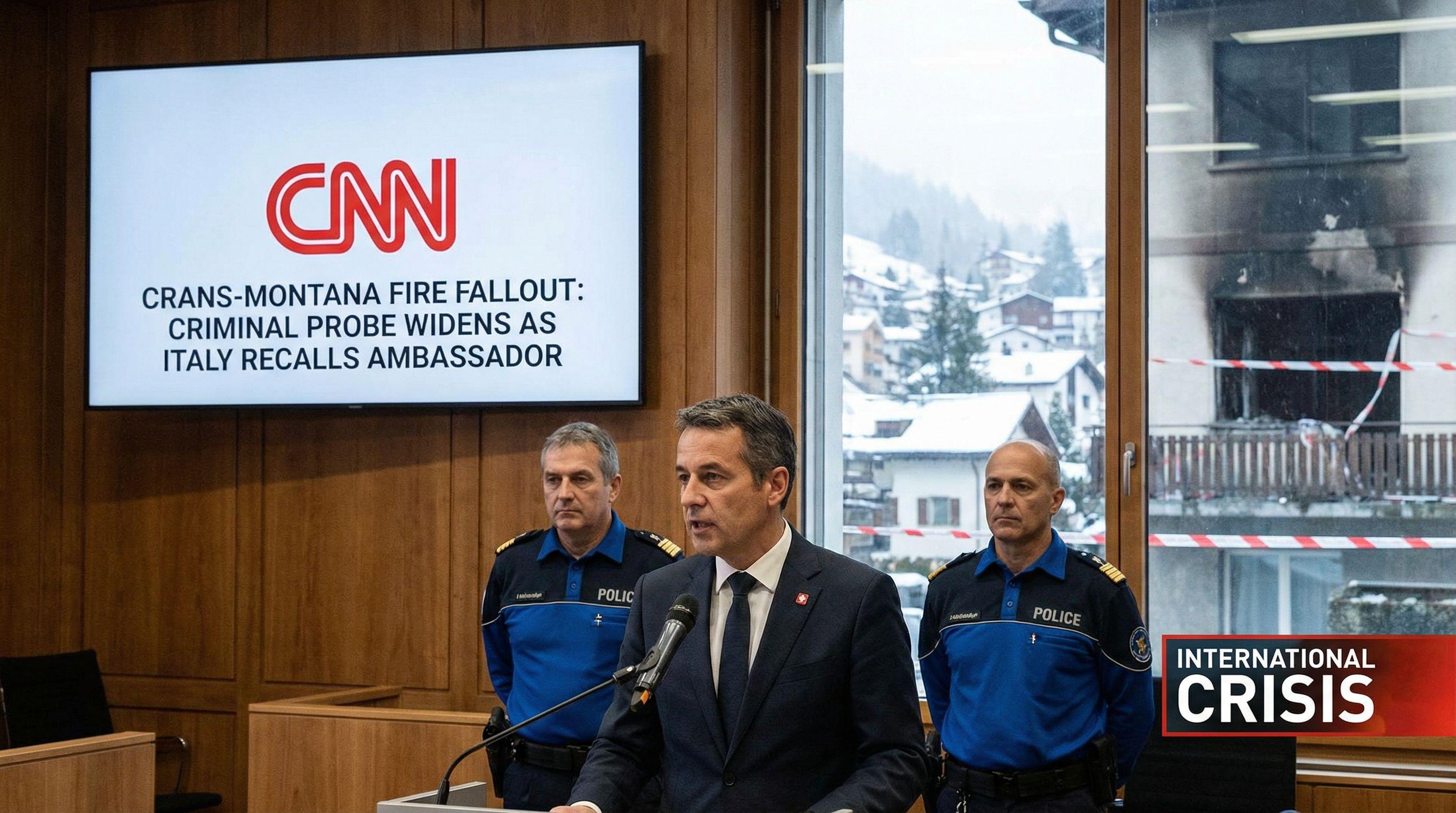 Crans-Montana Fire Fallout: Criminal Probe Widens as Italy Recalls Ambassador