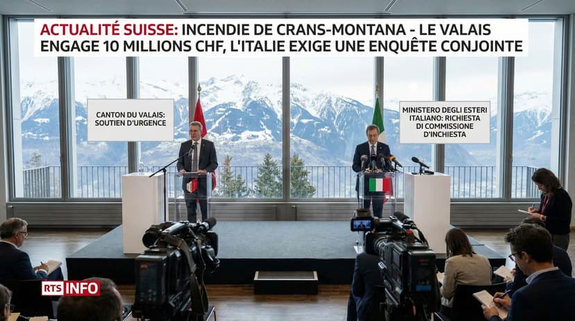 Crans-Montana Fire Aftermath: Valais Pledges CHF10M as Italy Demands Joint Investigation