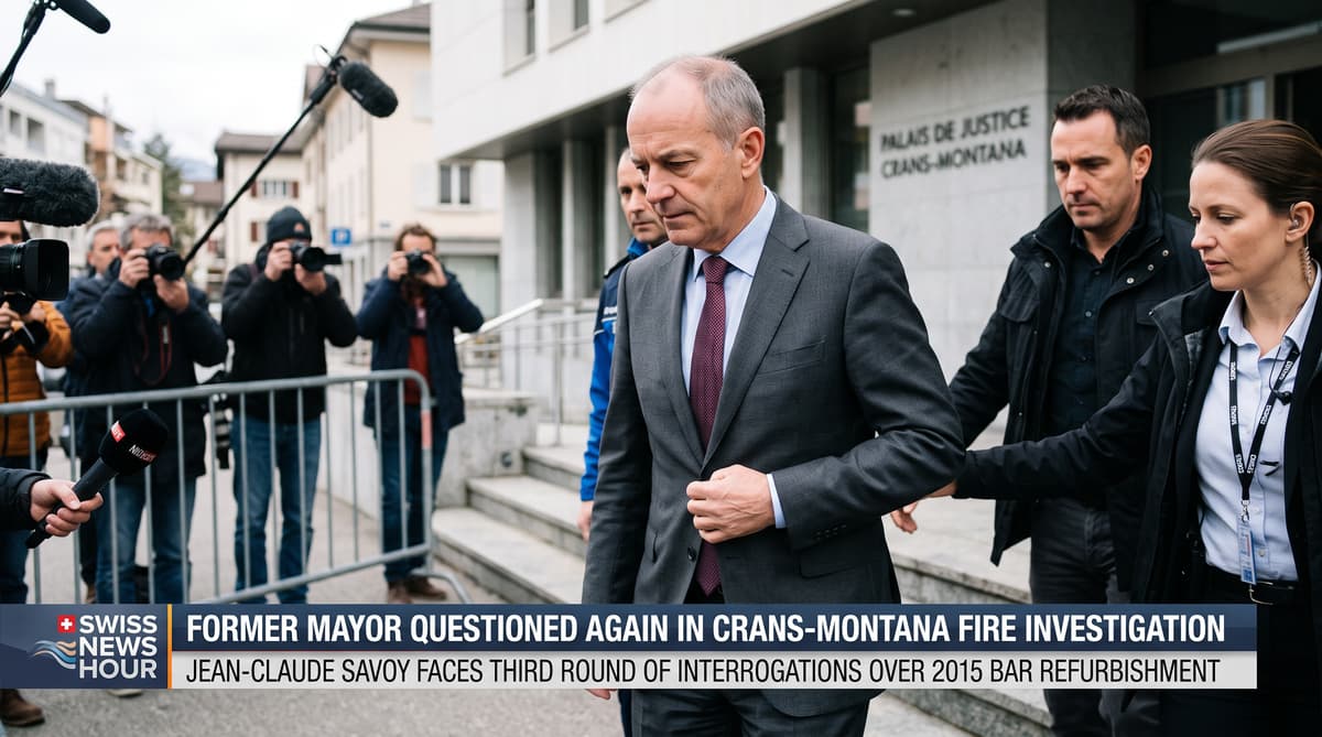 Former mayor questioned again in Crans-Montana fire investigation