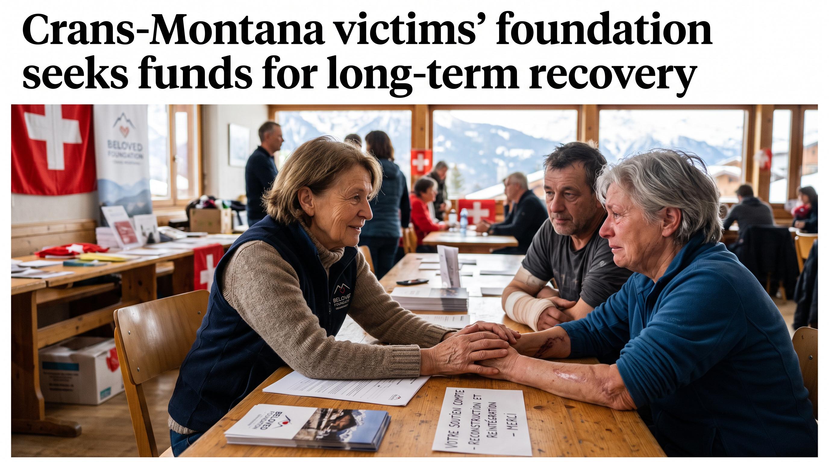Crans-Montana victims’ foundation seeks funds for long-term recovery
