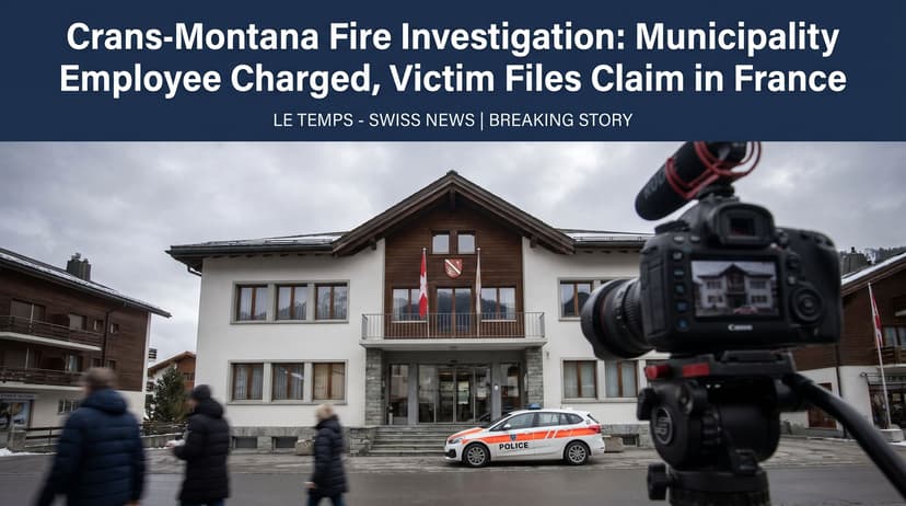 Crans-Montana Fire Investigation: Municipality Employee Charged, Victim Files Claim in France