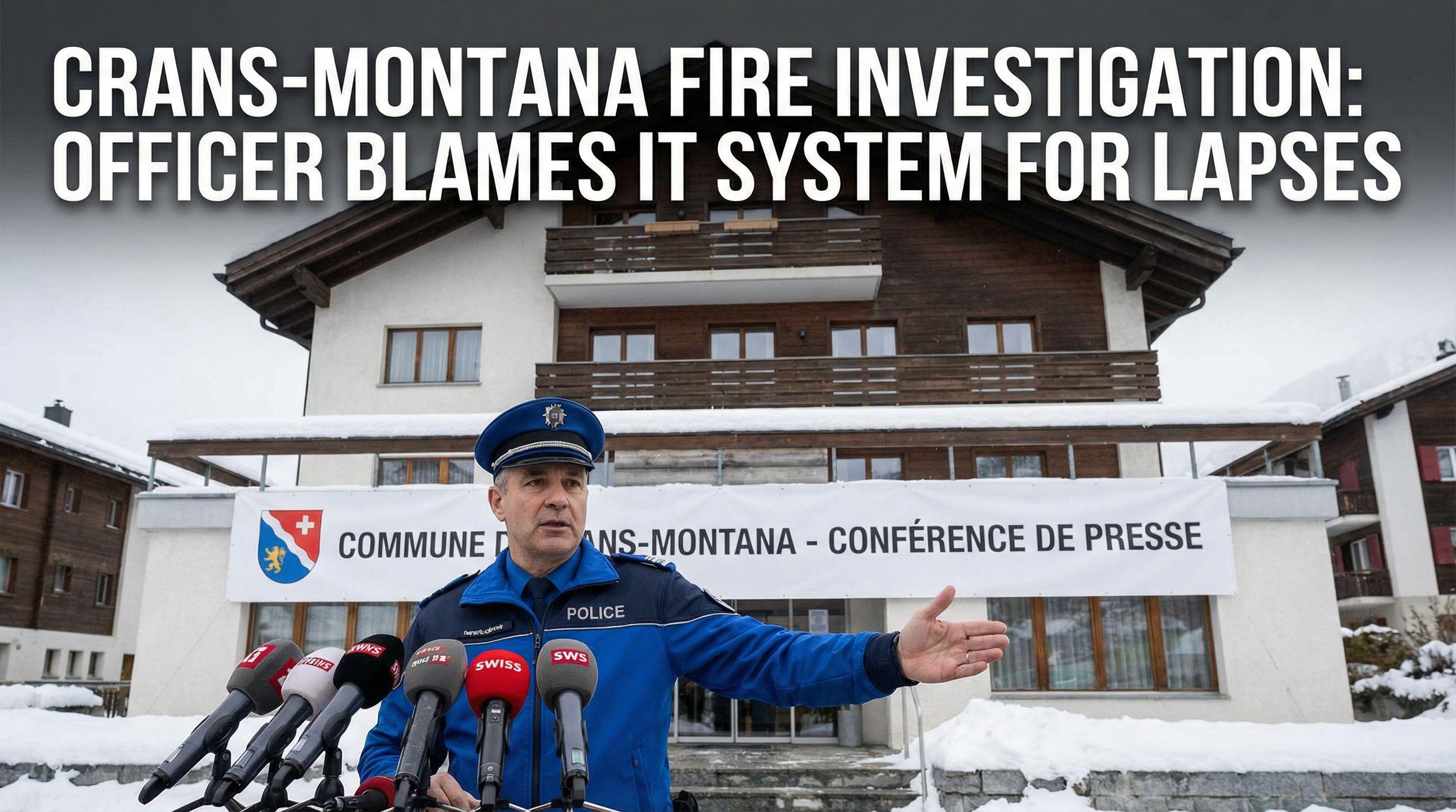 Crans-Montana Fire Investigation: Officer Blames IT System for Lapses