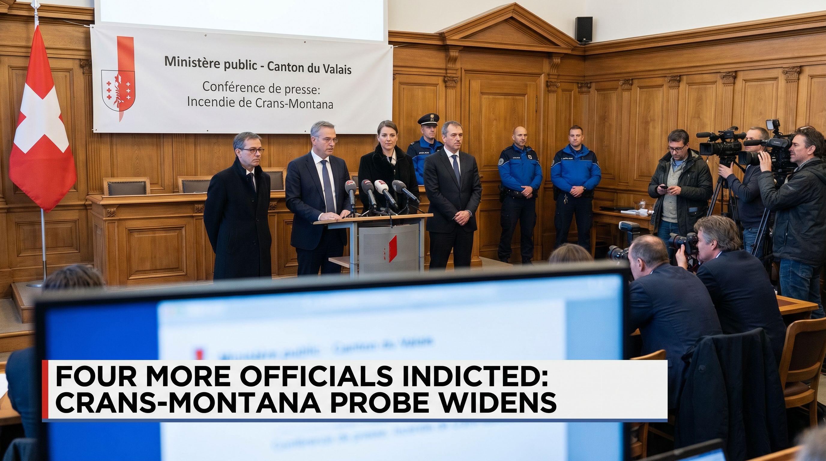 Four More Officials Indicted as Crans-Montana Fire Probe Widens