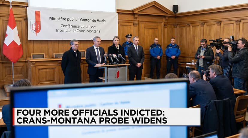 Four More Officials Indicted as Crans-Montana Fire Probe Widens
