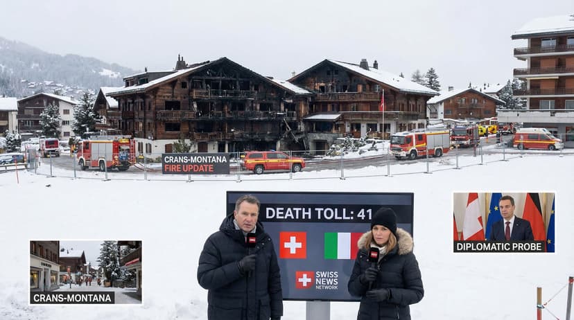 Crans-Montana Fire: Death Toll Hits 41, Probe Triggers Swiss-Italian Diplomatic Spat