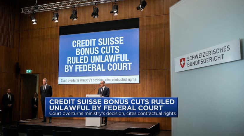 Credit Suisse Bonus Cuts Ruled Unlawful by Federal Court