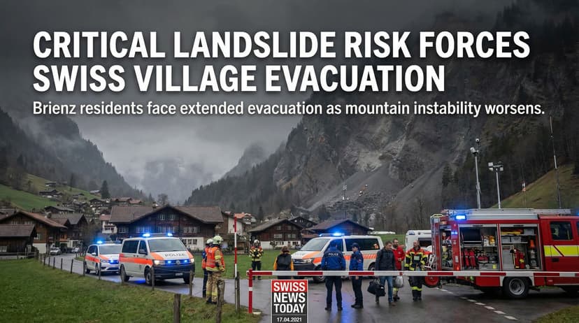 Critical Landslide Risk Forces Swiss Village Evacuation